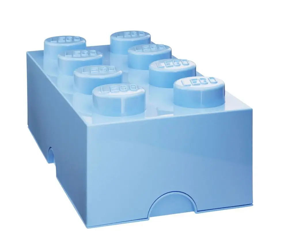 LEGO Storage box 25x50 cm, svetlo modrá